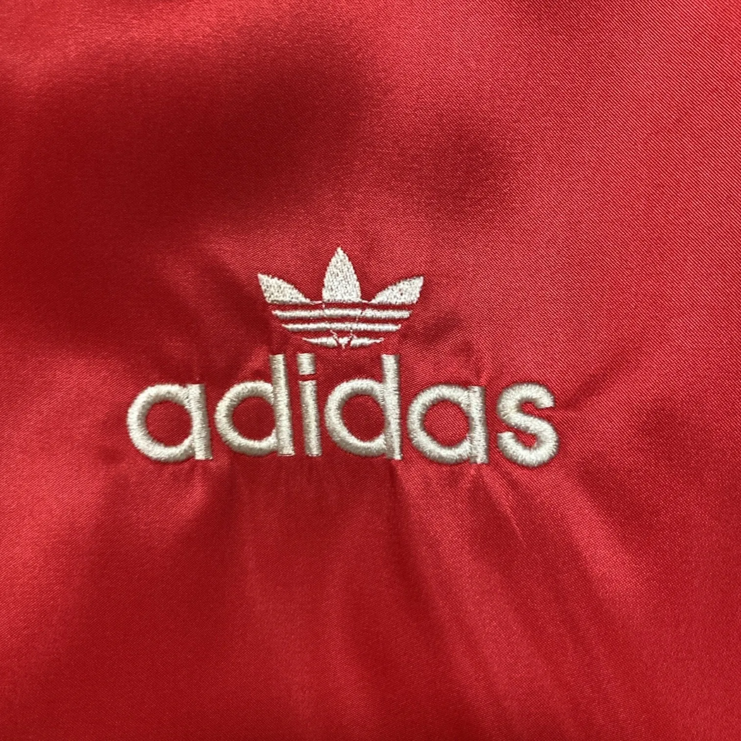 adidas ads230 letterman jacket  red