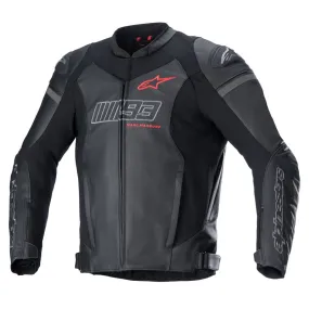 Alpinestars MM93 Track Leather Jacket Black / Bright Red