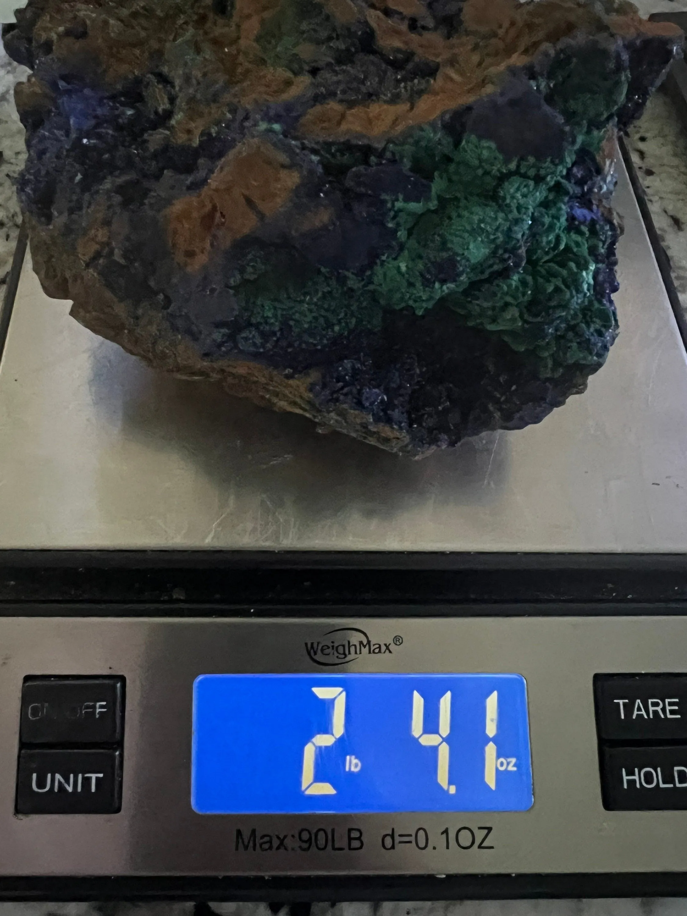 Azurite malachite 2 pounds 4oz