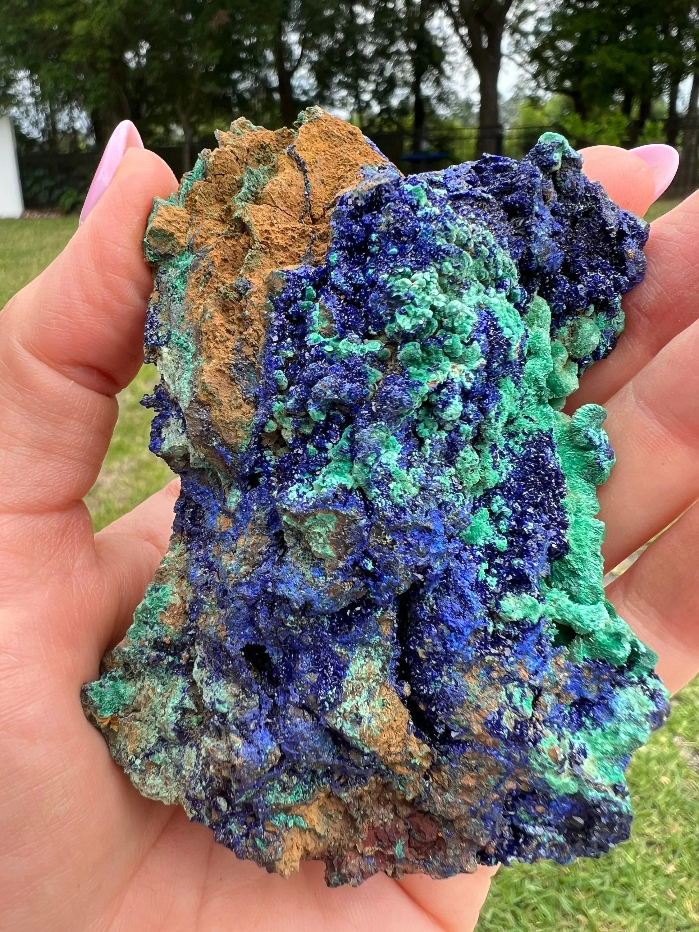 Azurite malachite 202grams