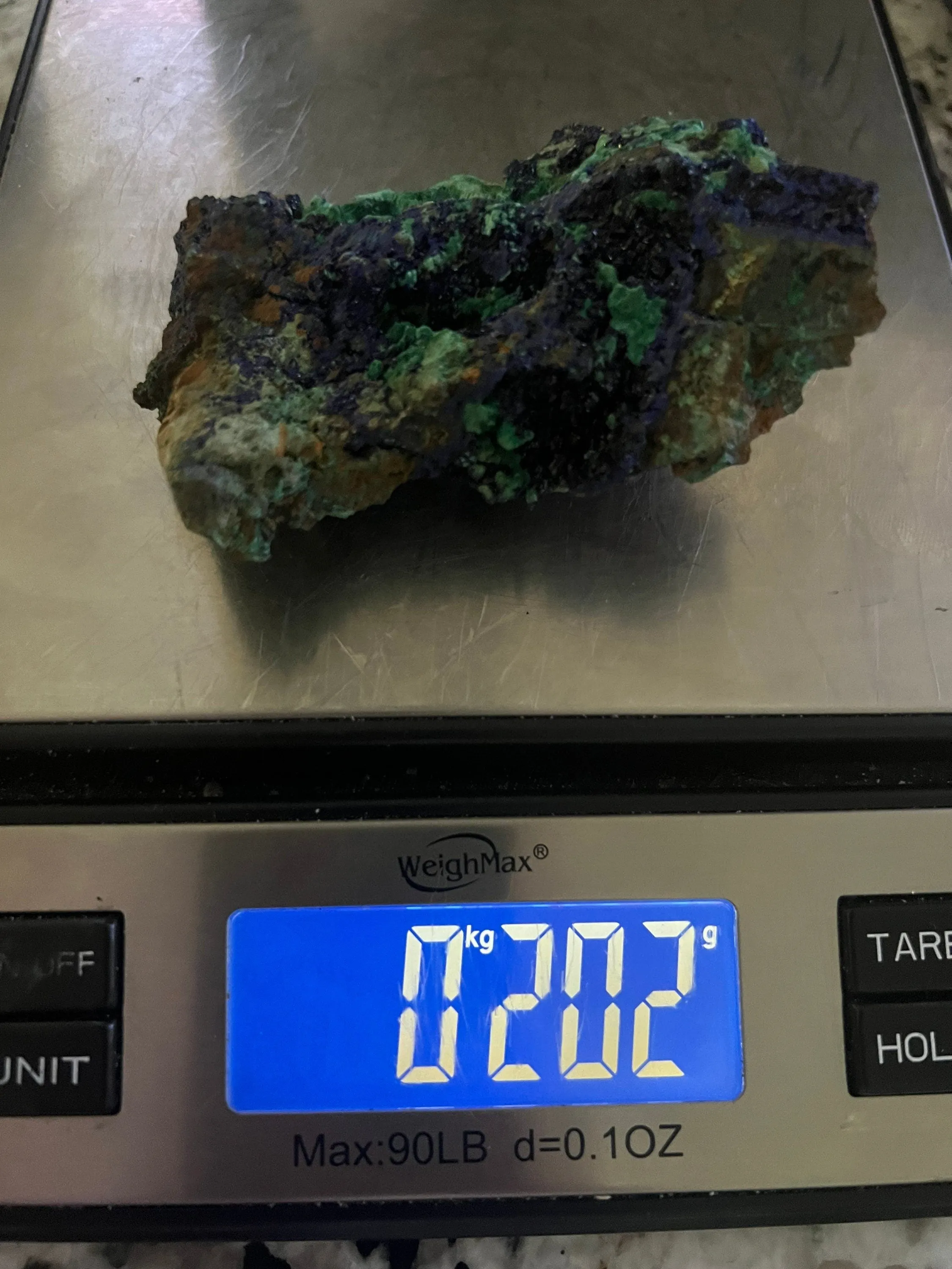 Azurite malachite 202grams