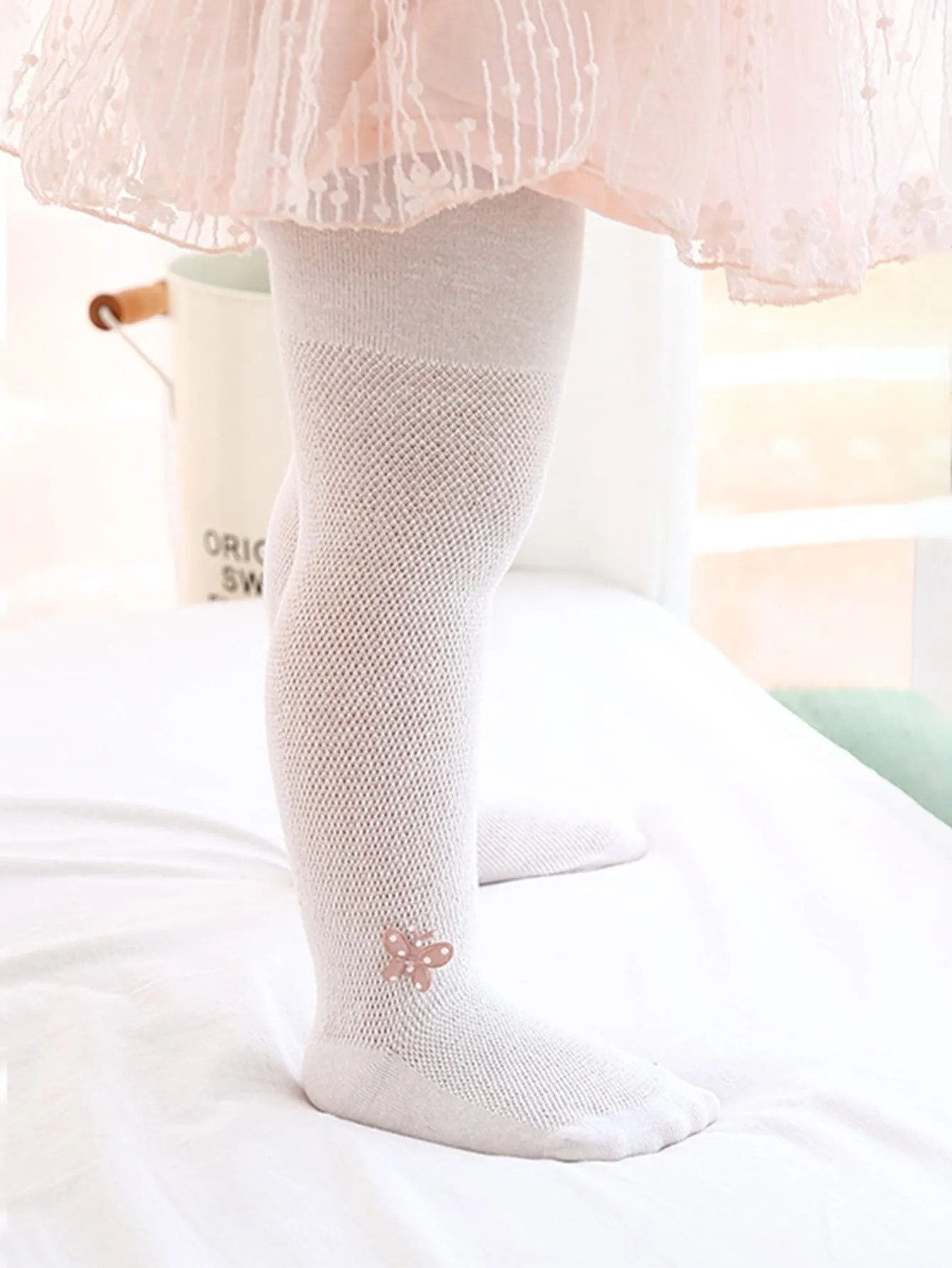 Baby Butterfly Decor Tights