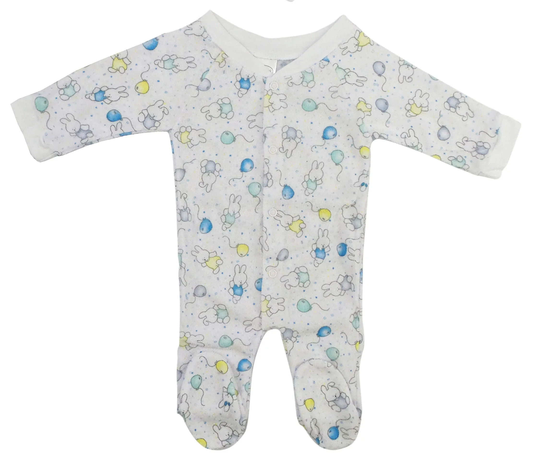 Bambini Preemie One Pack Terry Sleep & Play