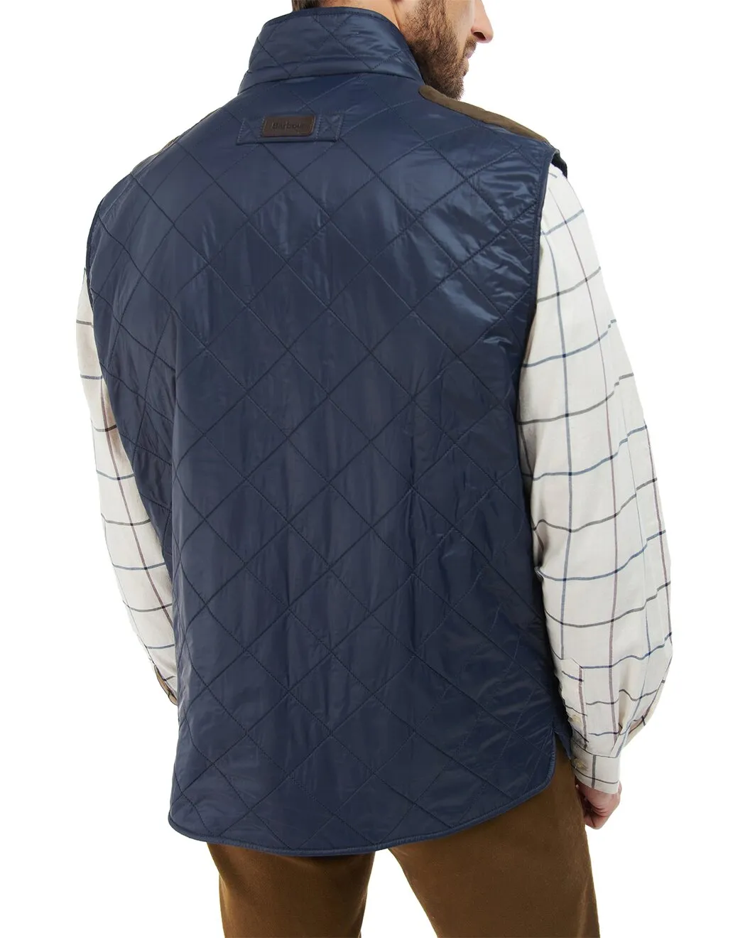 Barbour Redwood Gilet Quilted Lightweight Insulated Vest In Navy