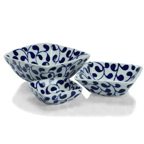 Bold Vine Nesting Condiment Bowls