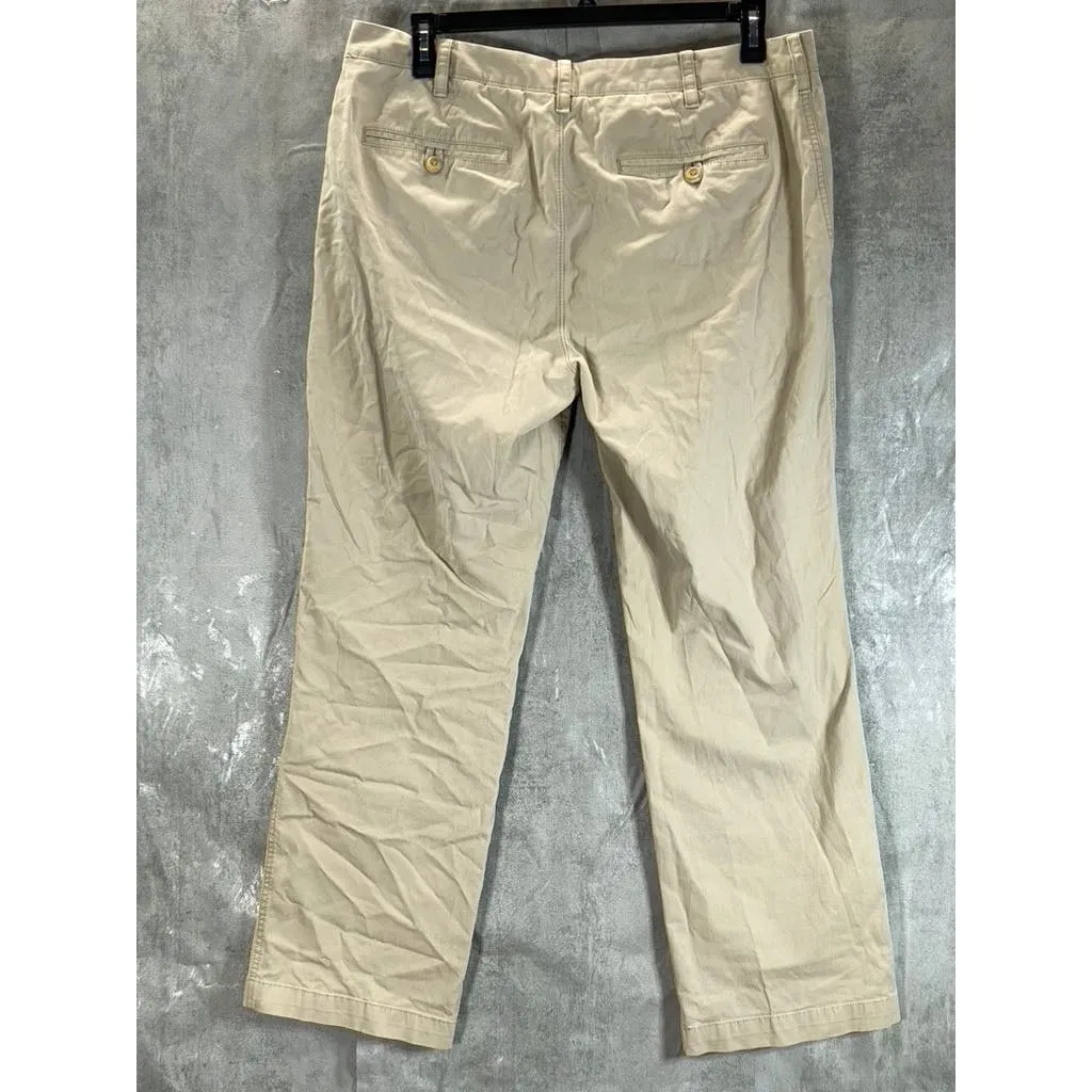 BONOBOS Men's Tan Bootleggers Straight Fit Chino Pants SZ 36X30