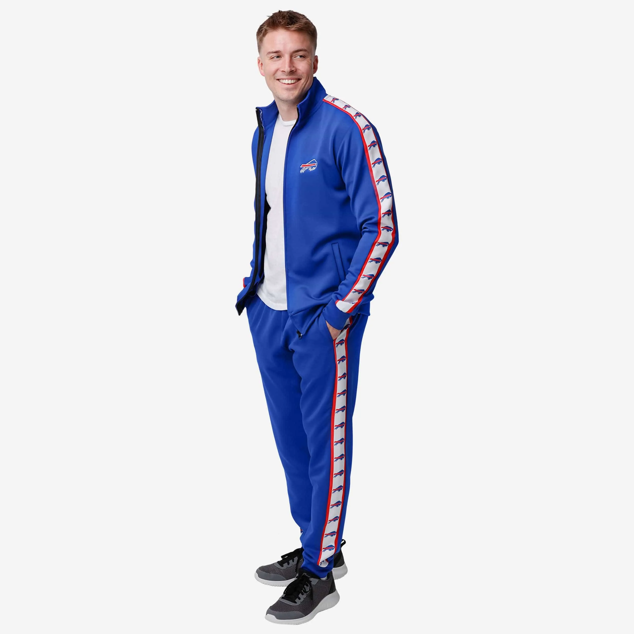 Buffalo Bills Stripe Logo Track Jacket