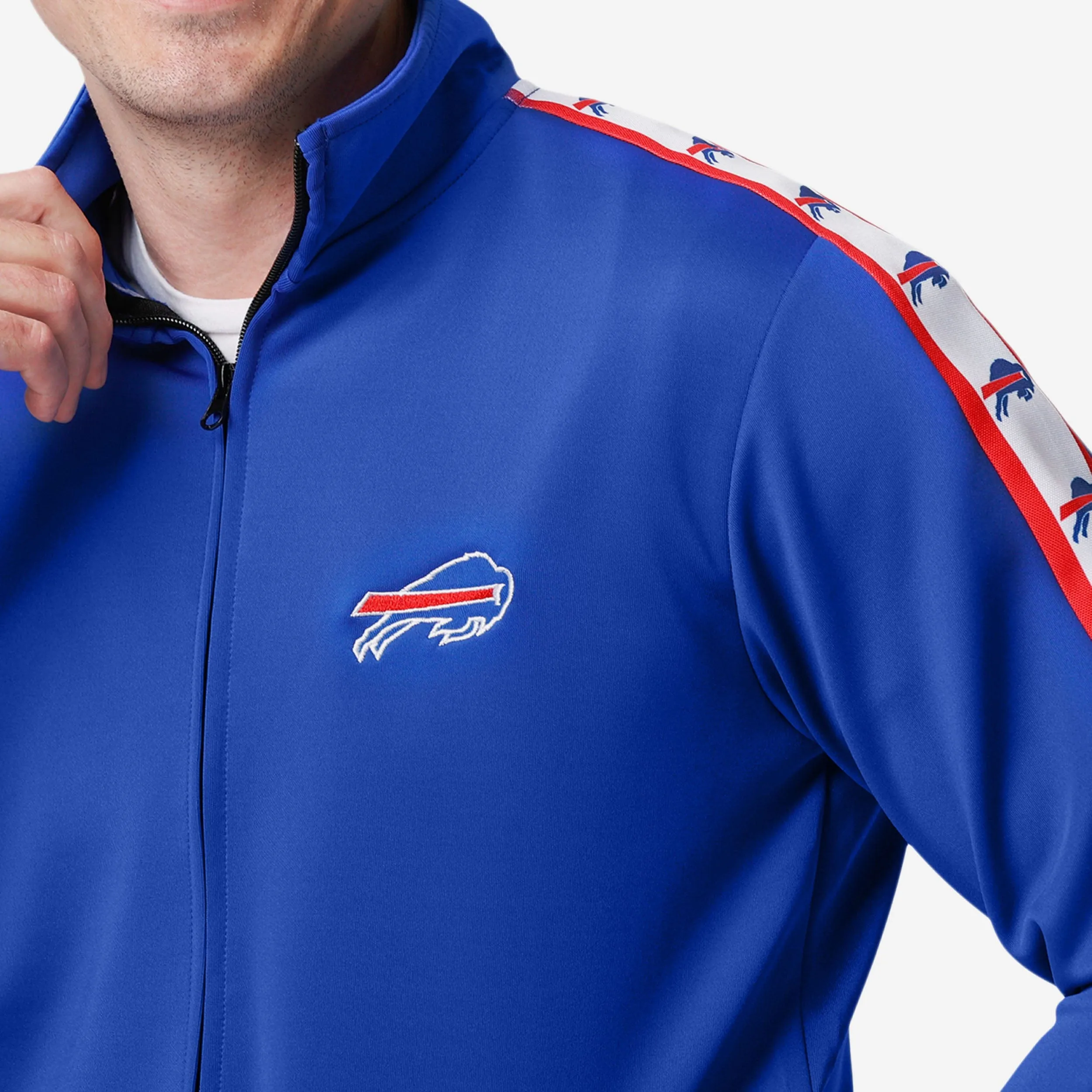 Buffalo Bills Stripe Logo Track Jacket