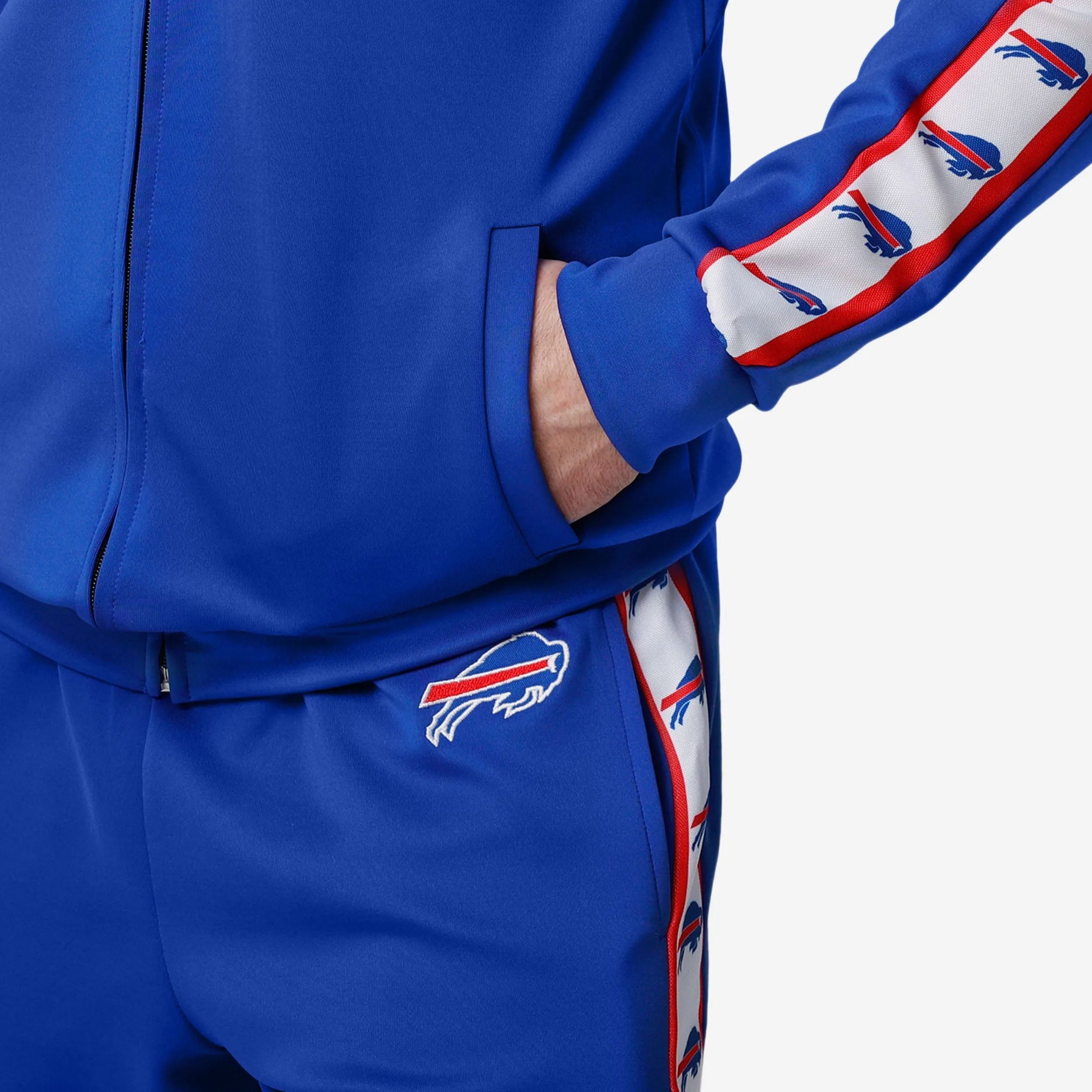 Buffalo Bills Stripe Logo Track Jacket