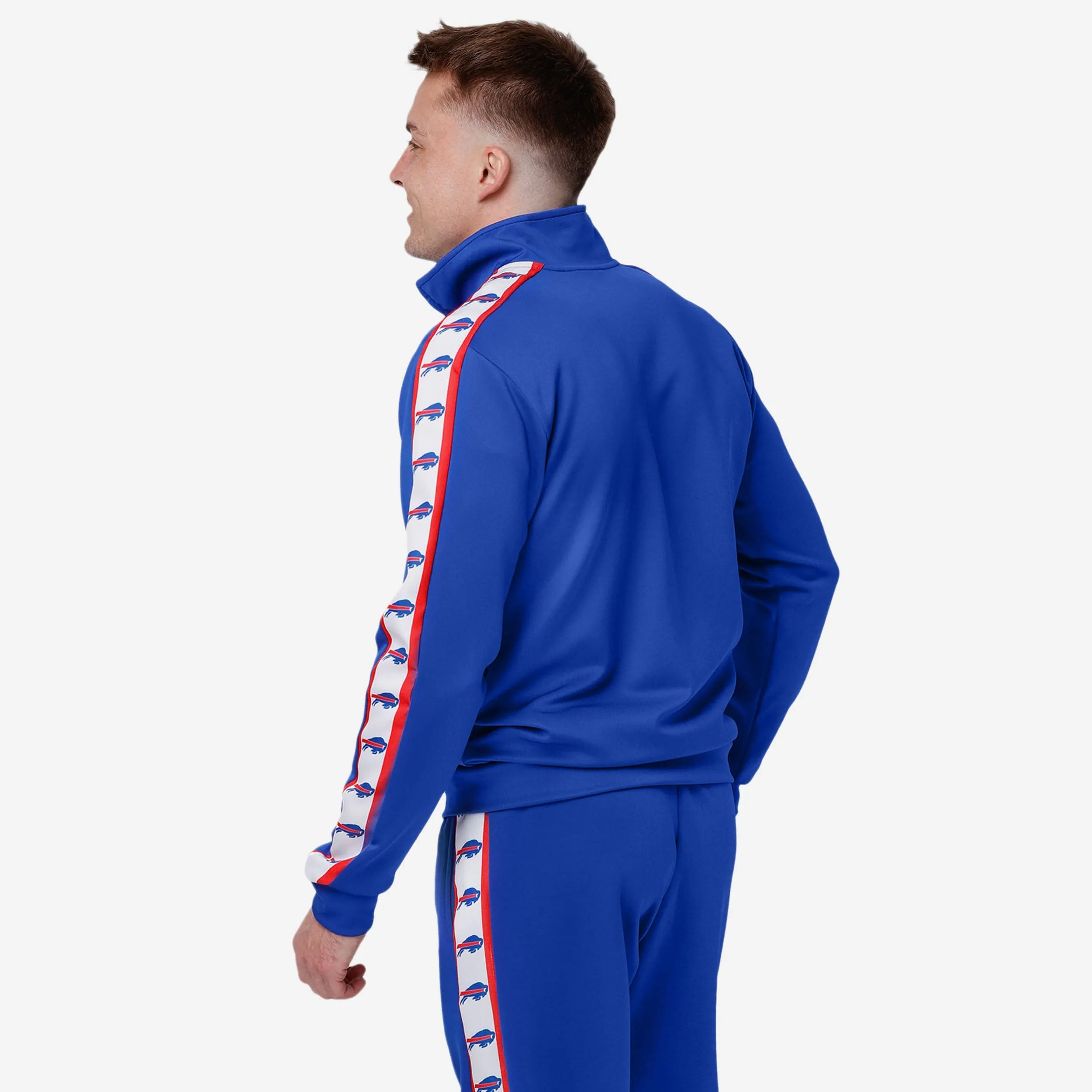 Buffalo Bills Stripe Logo Track Jacket