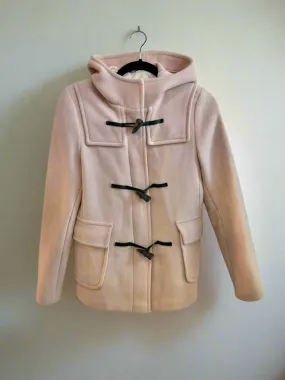 BURBERRY Pink Duffle Coat - Size xs