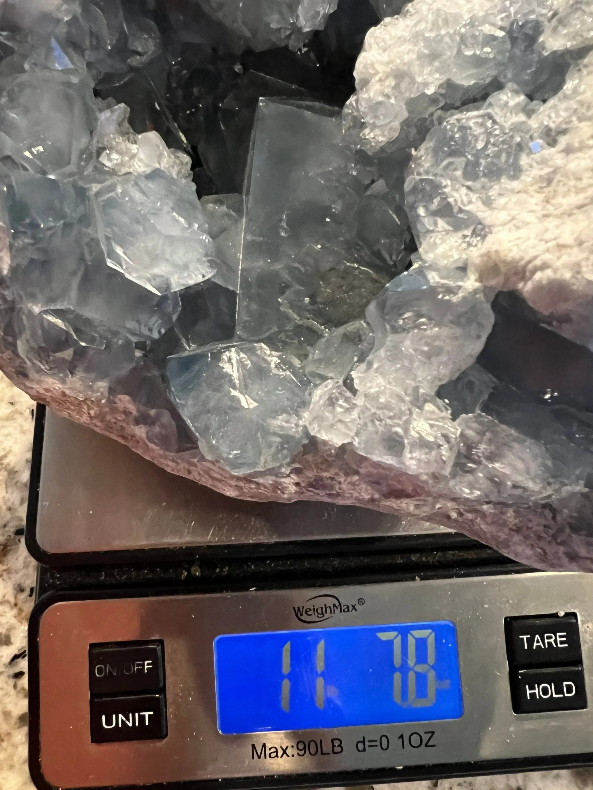 Celestite 11 pounds 7oz