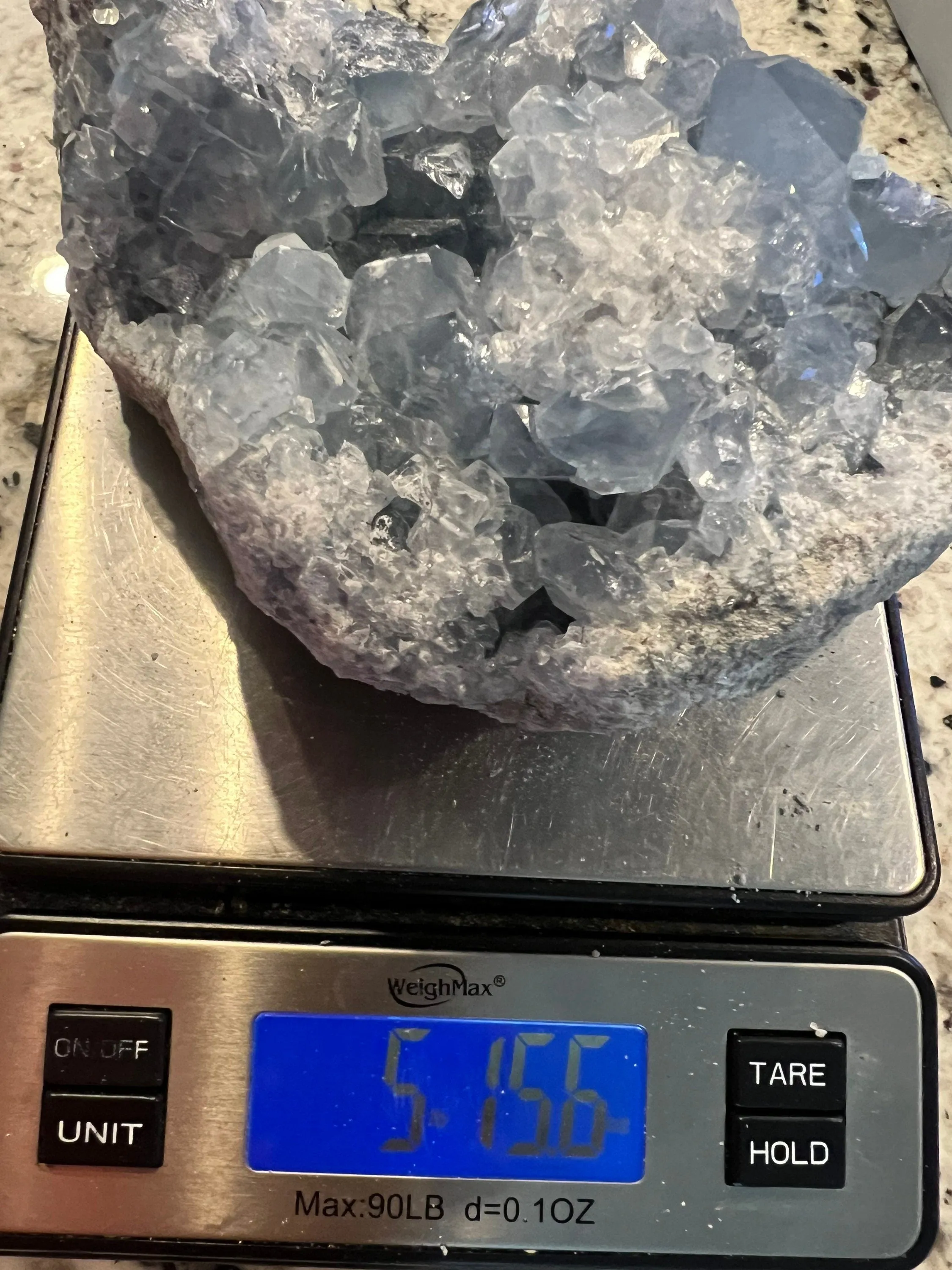 Celestite 5 pounds 14oz