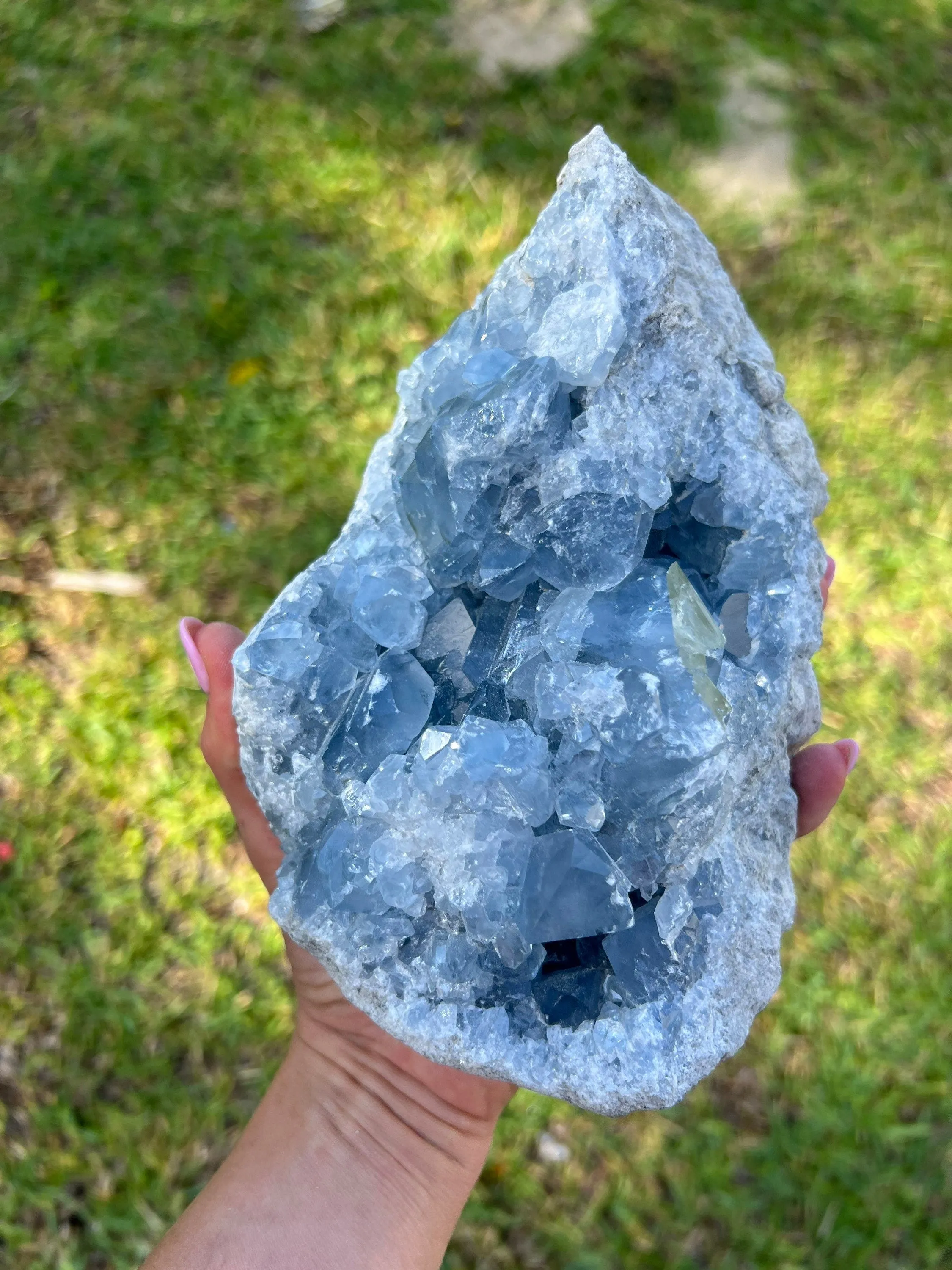 Celestite 5 pounds 14oz