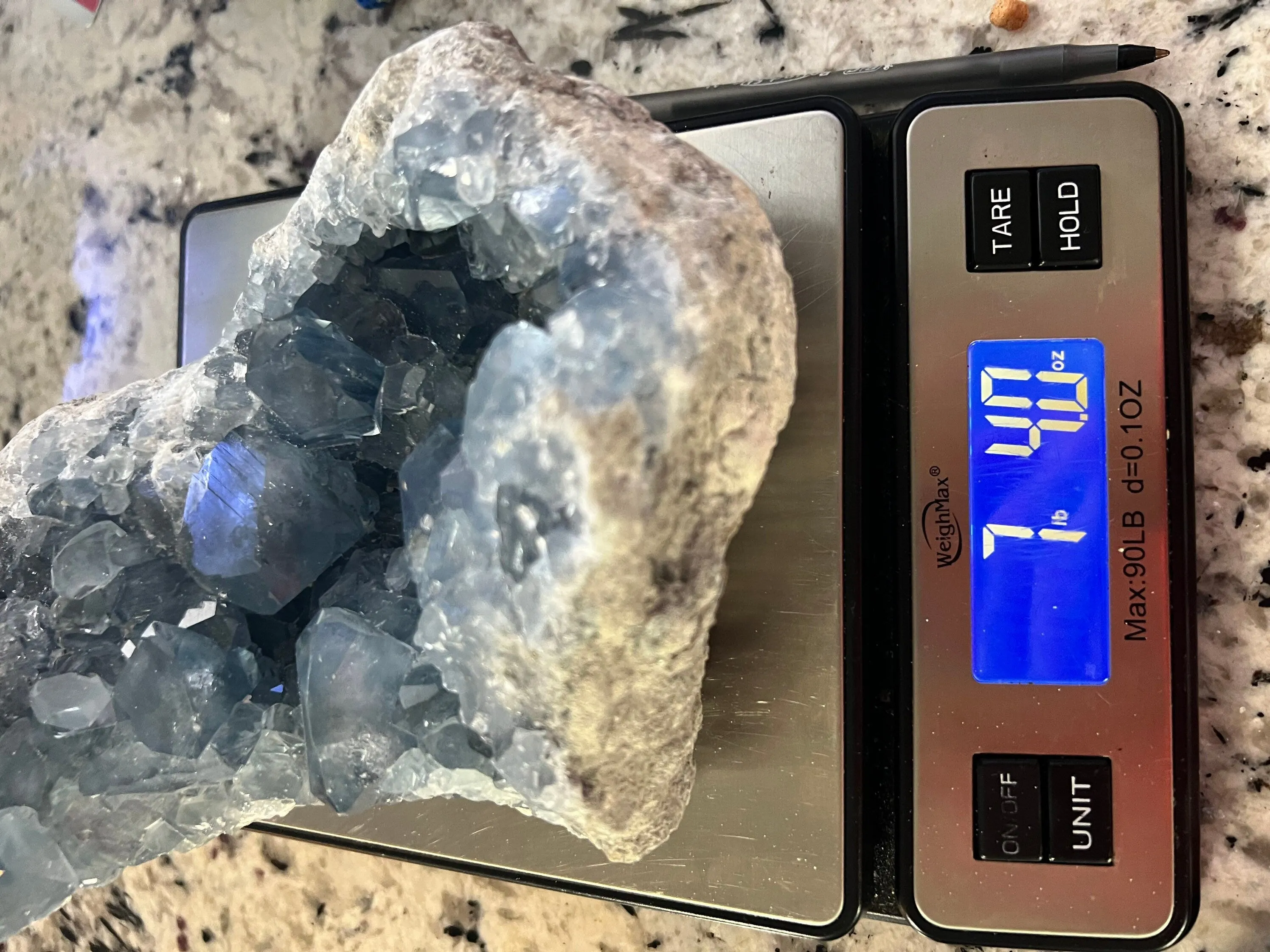 Celestite 7.4pounds from Madagascar