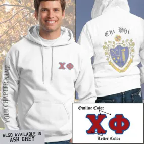 Chi Phi Crest Hoodie - G185 - SUB