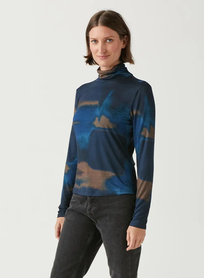 Clara Ruched Turtleneck