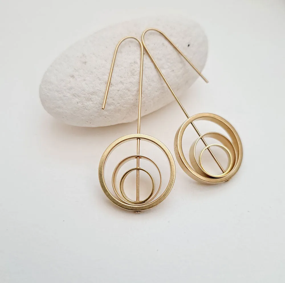 Consta Rings within Rings Earrings | by brass bold