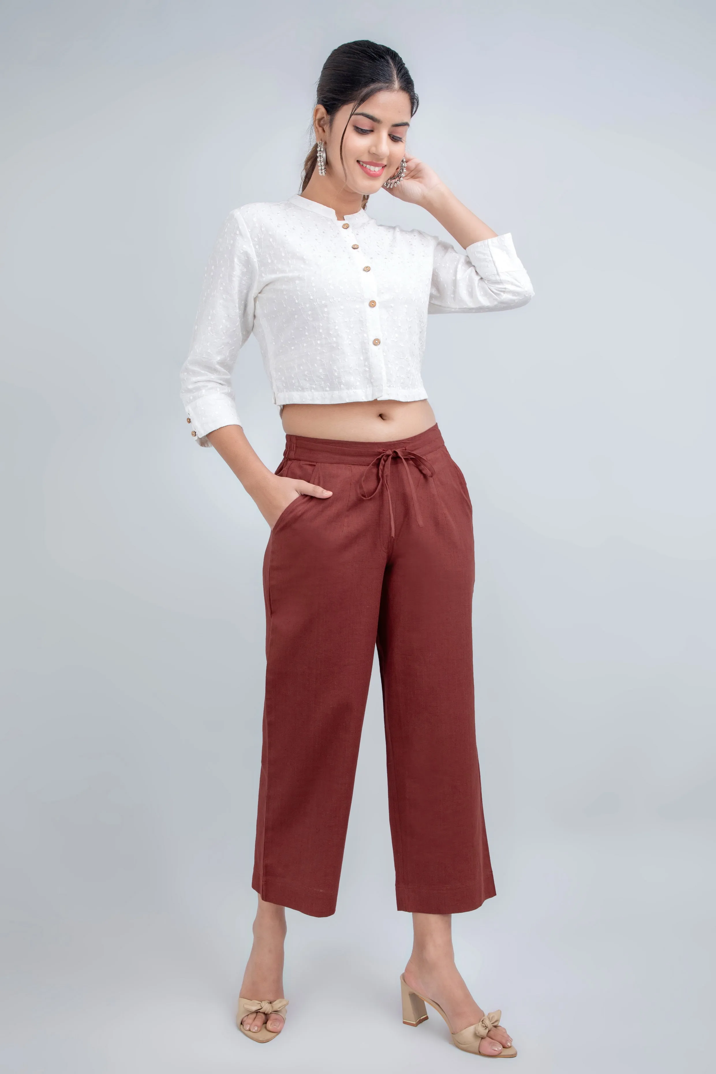 Cotton Linen Culottes