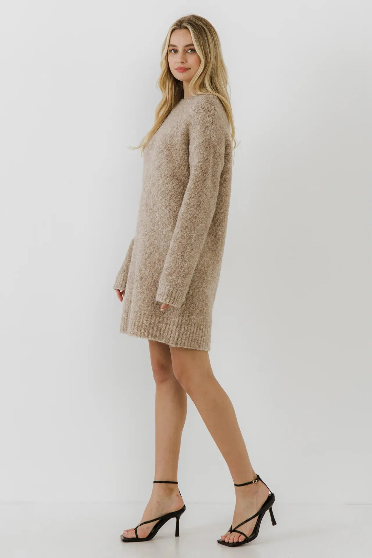 Cozy Round Sweater Dress