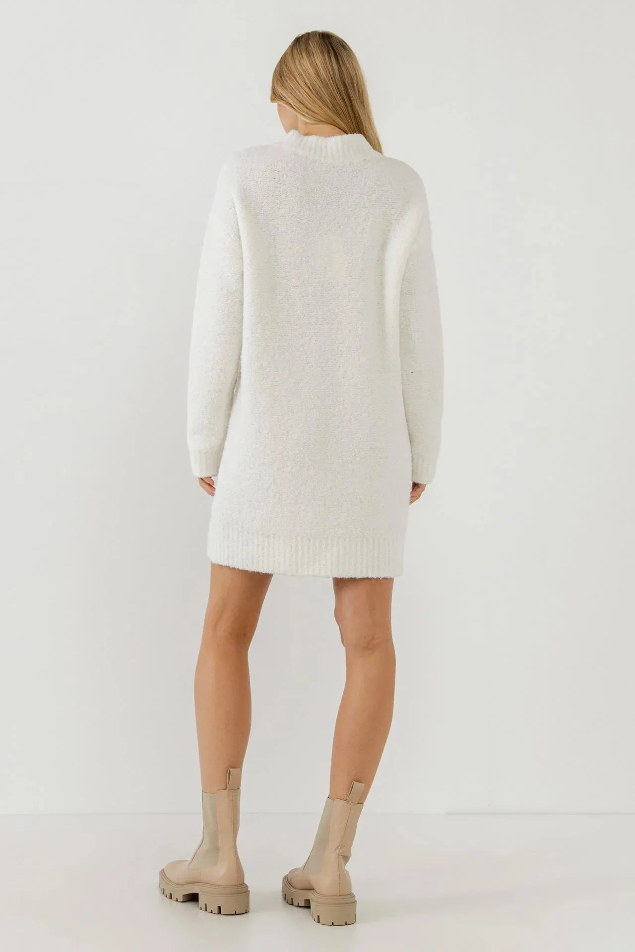 Cozy Round Sweater Dress