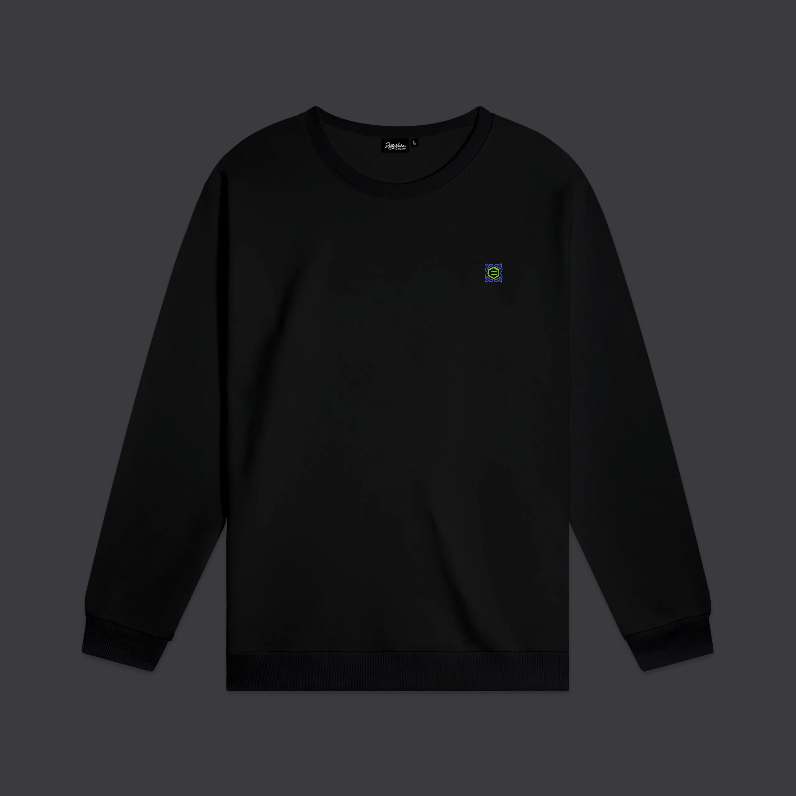 Cyber Druid Crewneck Black