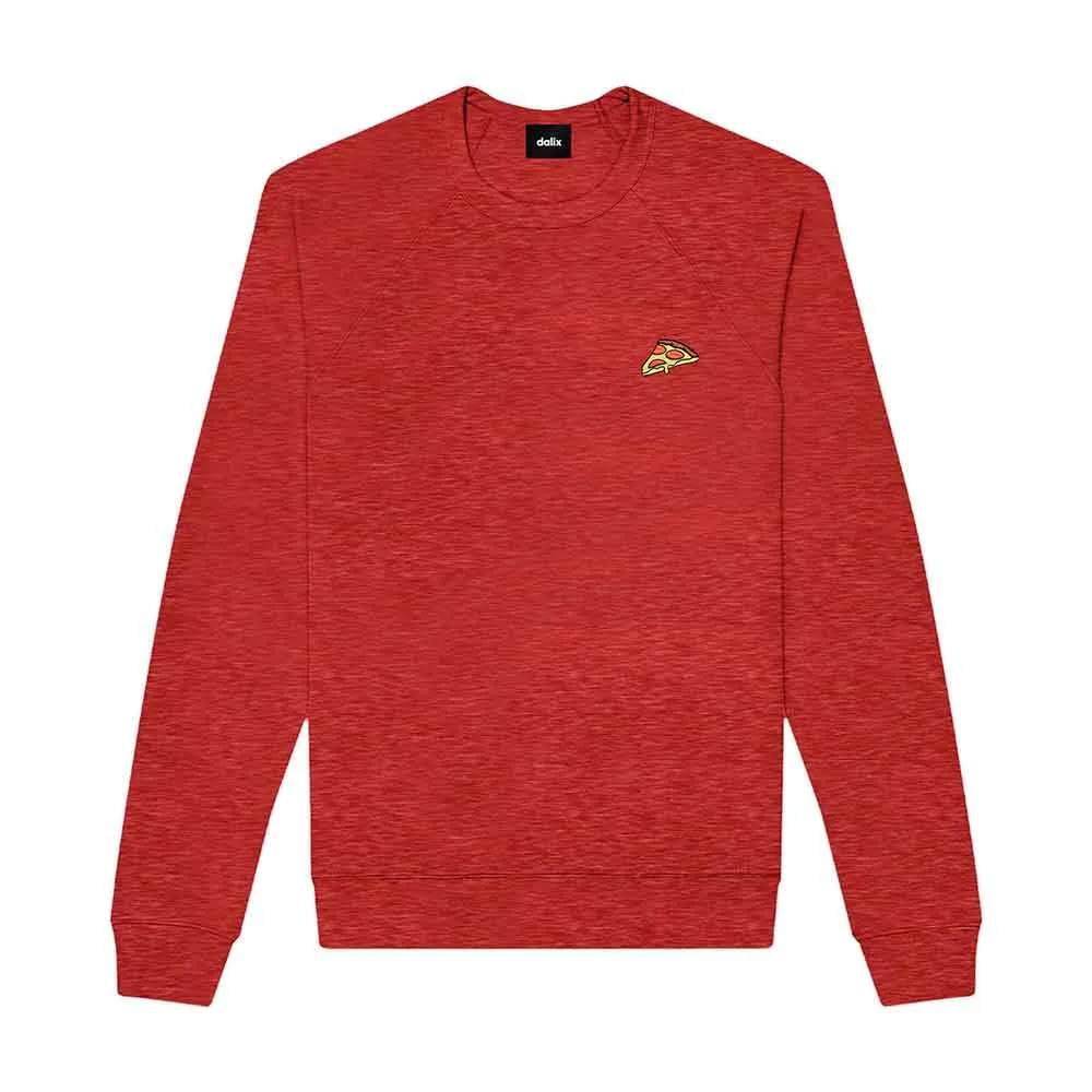 Dalix Pizza Crewneck Sweatshirt