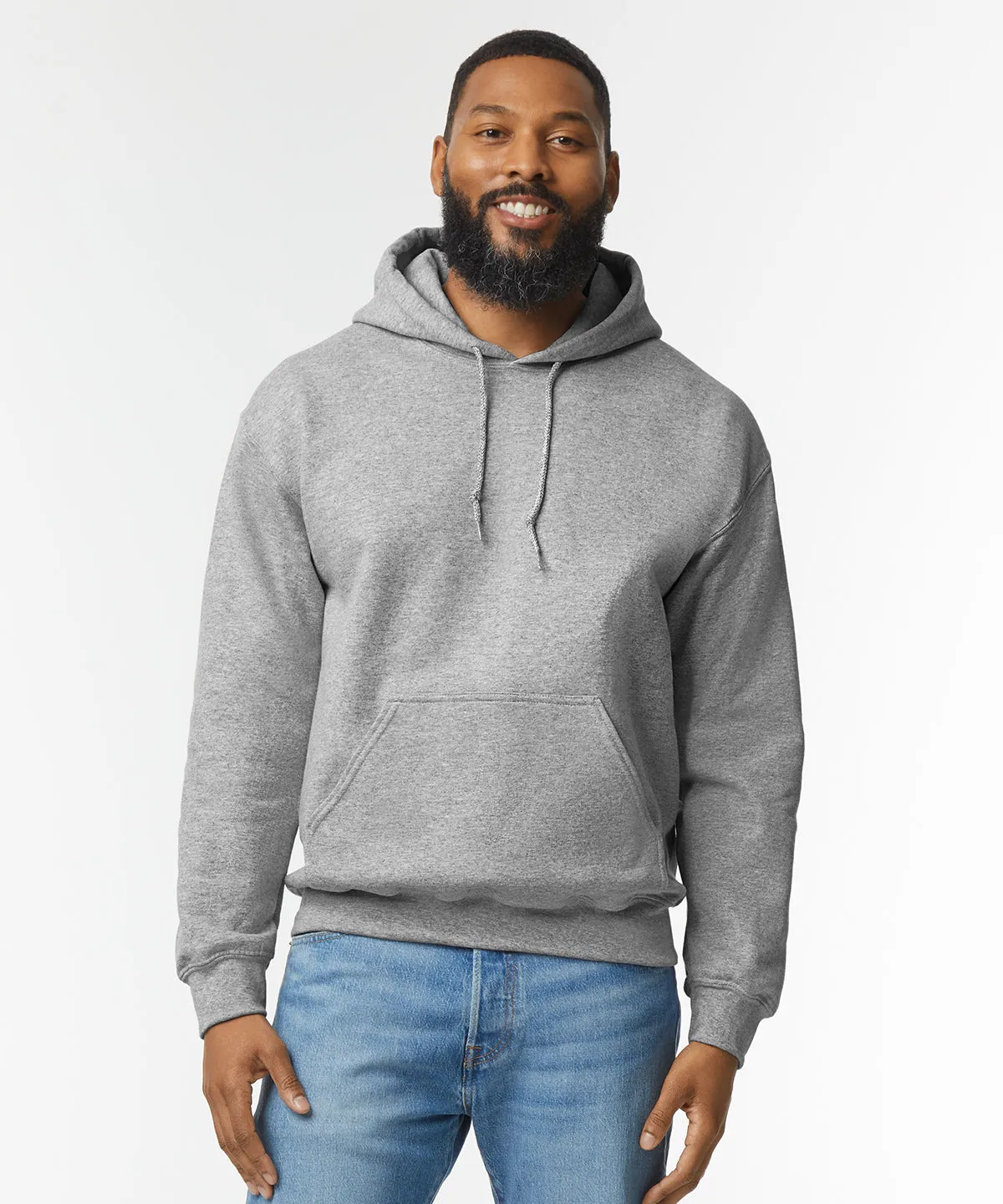 DryBlend® adult hooded sweatshirt | Ash