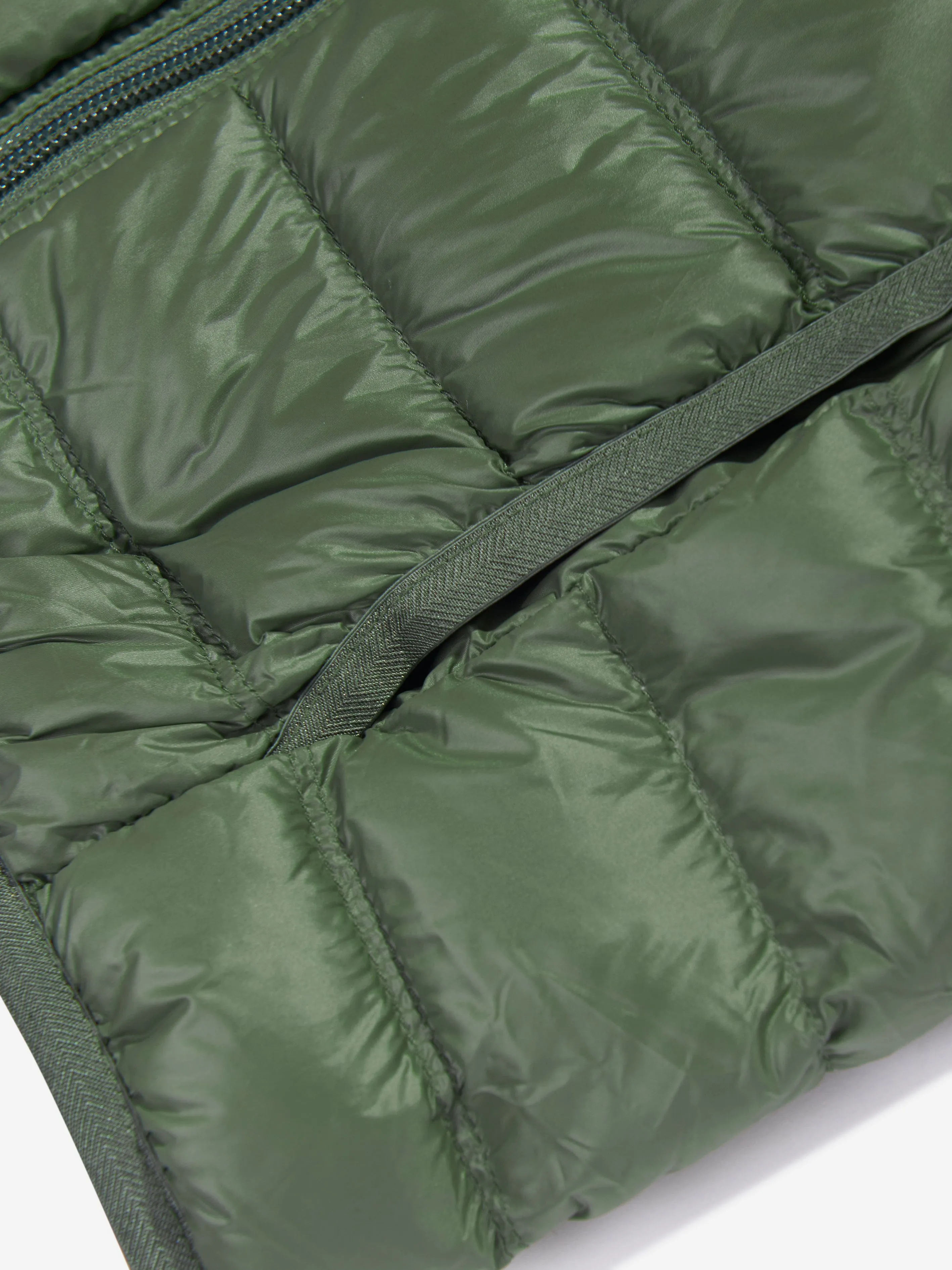 EA7 Emporio Armani Boys Padded Gilet in Green