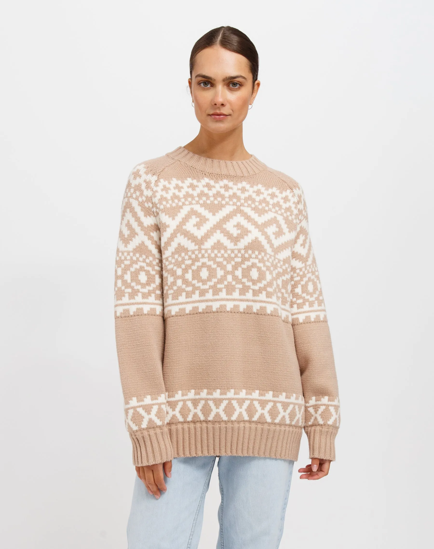 Fair Isle Knit Sweater