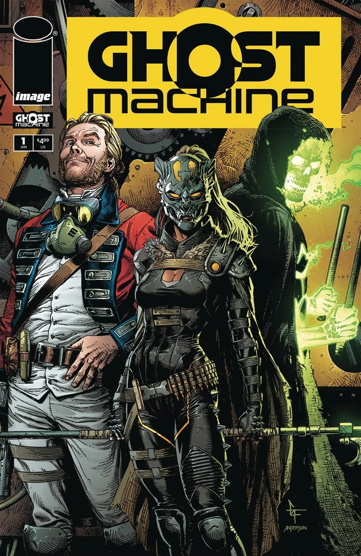 GHOST MACHINE (2024) #1 (ONE-SHOT) CVR A FRANK