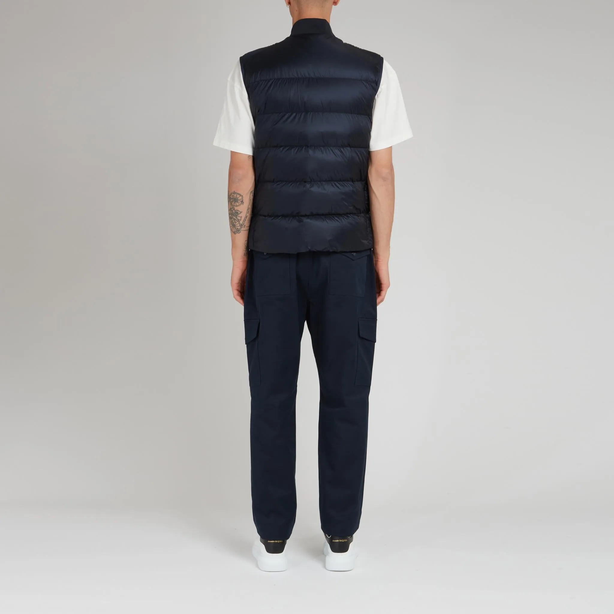 Gilet "Serot" in tessuto blu