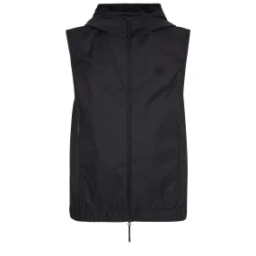 Gilet "Vallese" in tessuto nero