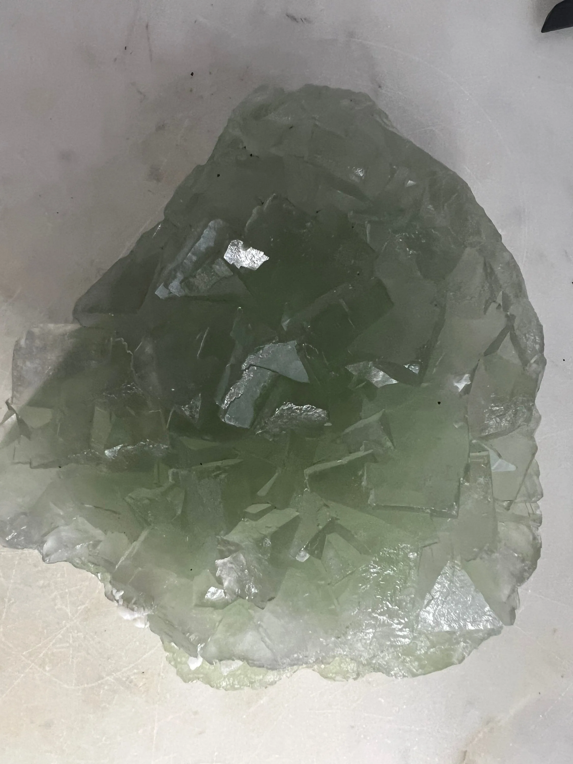 Green cube fluorite 3pounds 1oz