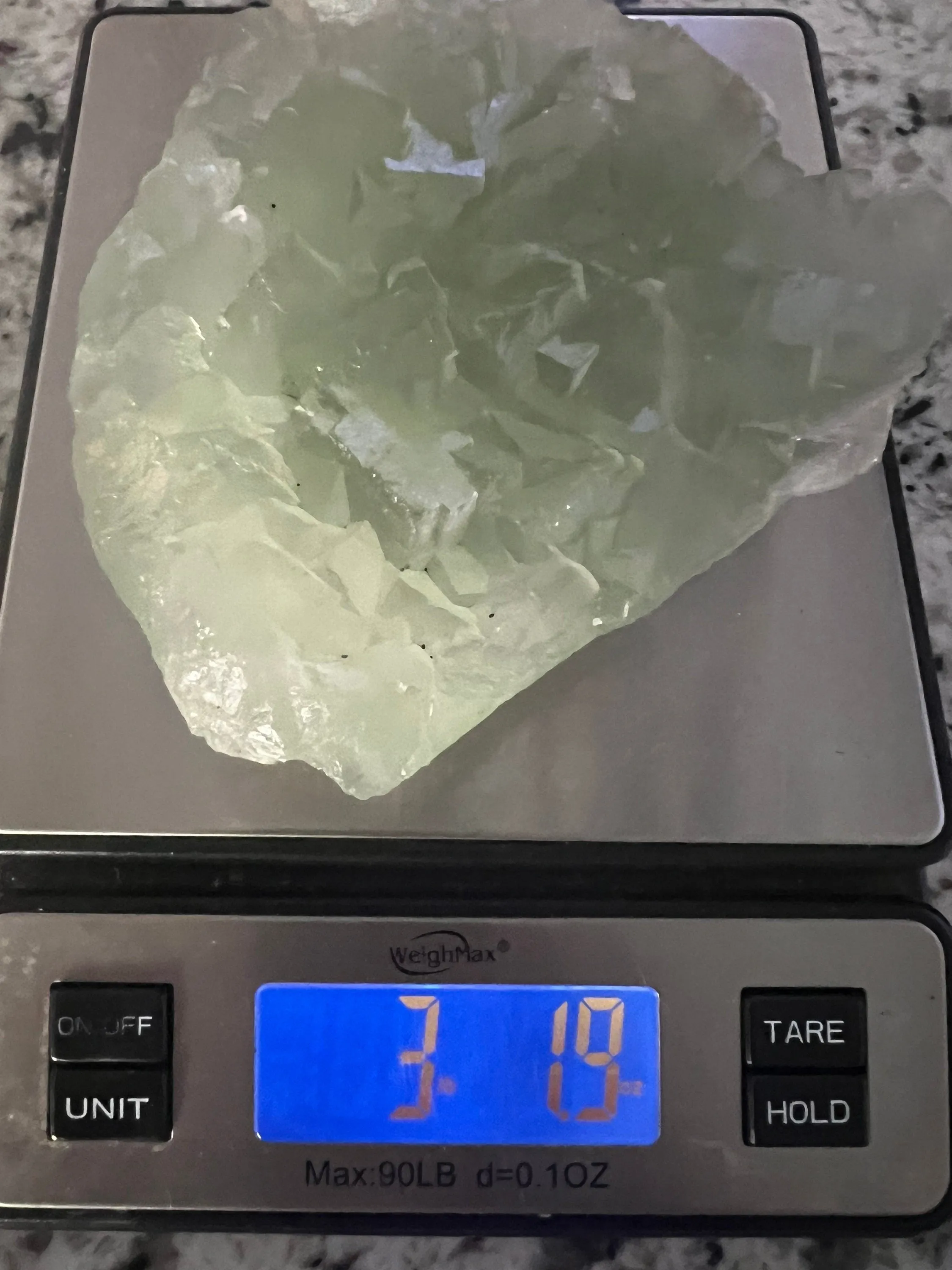 Green cube fluorite 3pounds 1oz