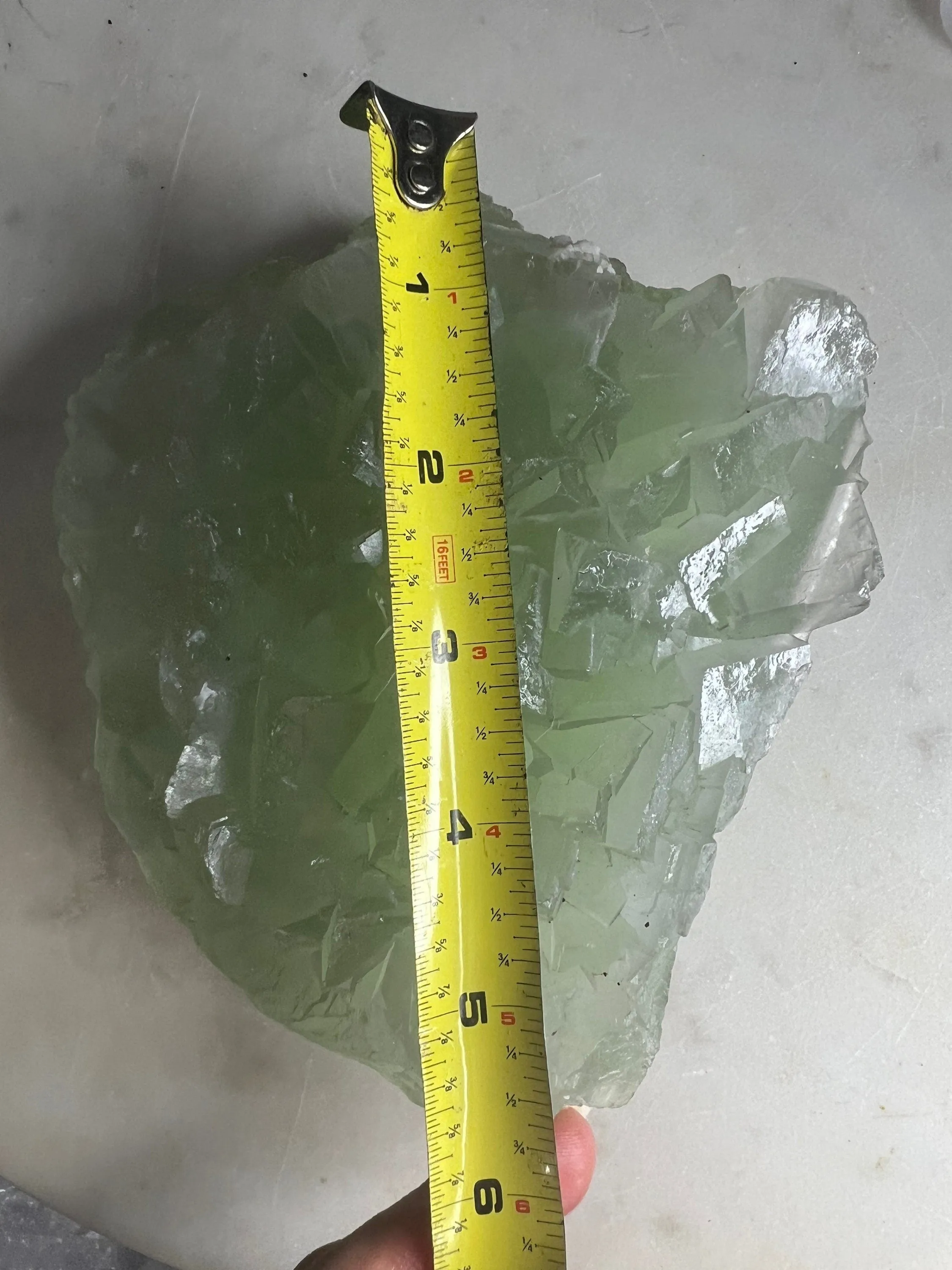 Green cube fluorite 3pounds 1oz