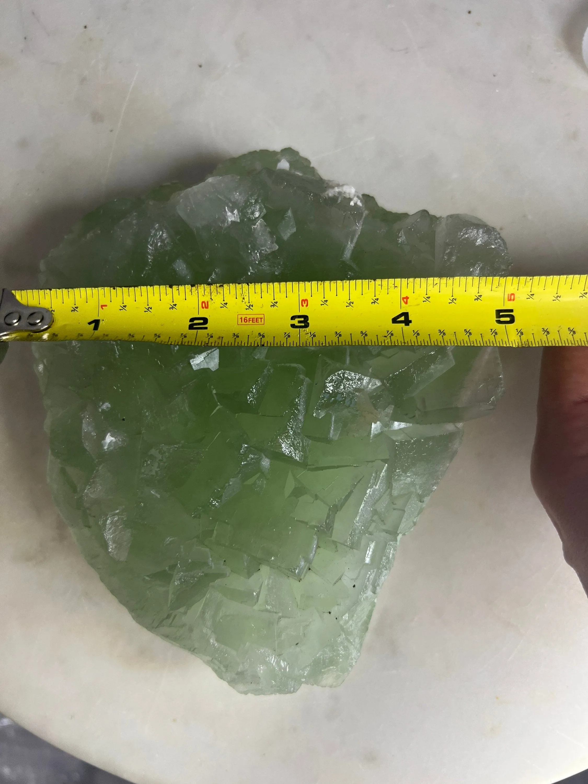 Green cube fluorite 3pounds 1oz