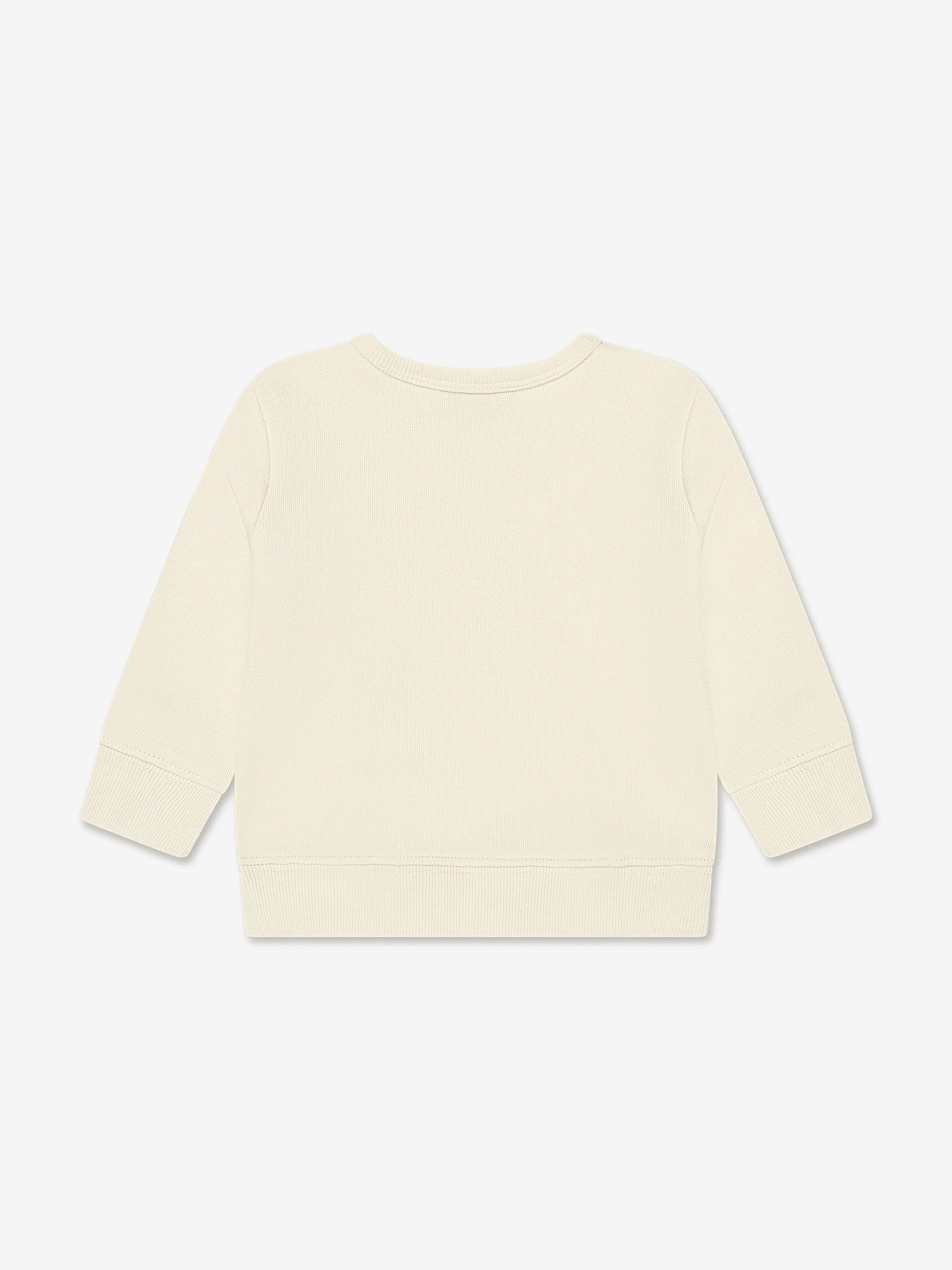 Gucci Baby Logo Print Sweatshirt in Ivory