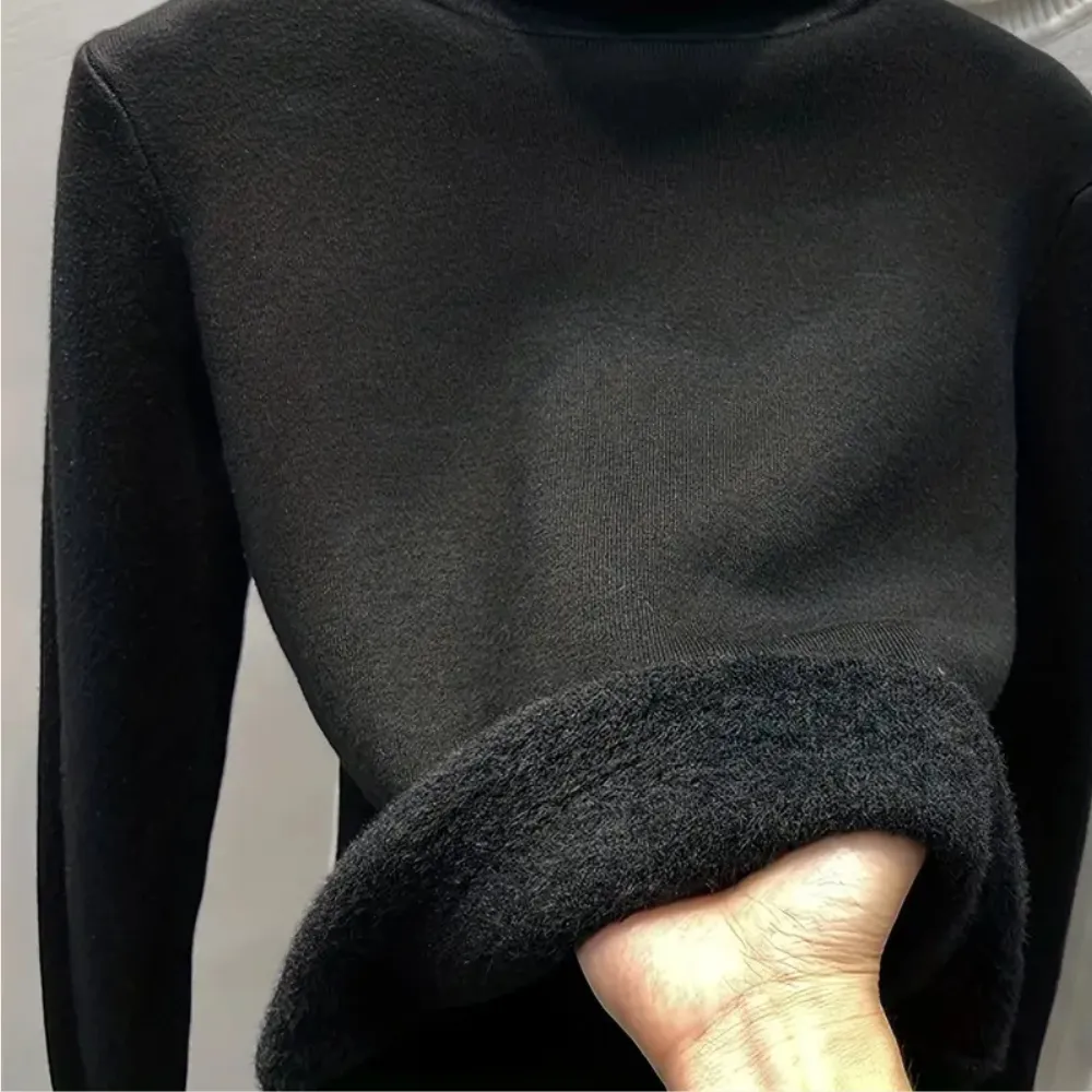 Ivyshape | Casual Turtleneck Sweater for Women