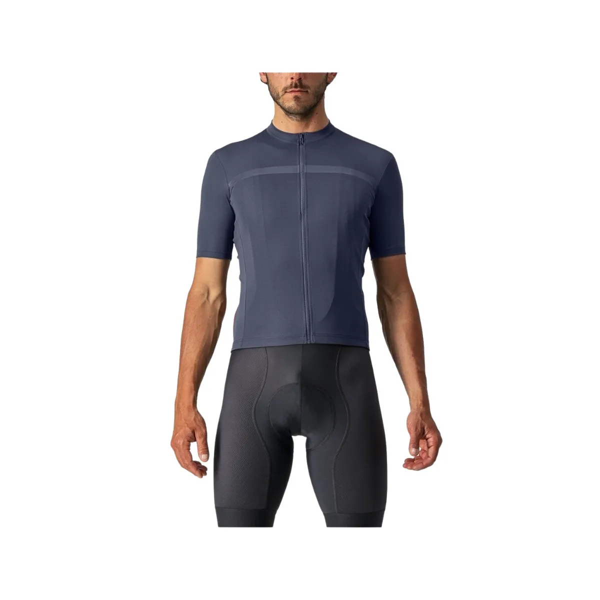 Jersey Castelli Classifica Short Sleeve Navy Blue