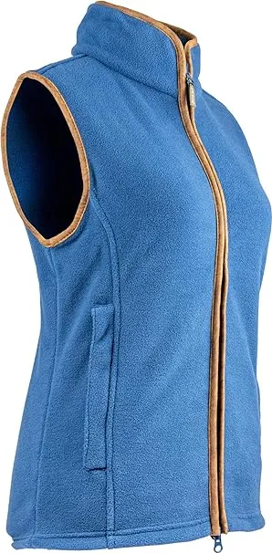 JP Ladies Countryman Fleece Gilet Denim