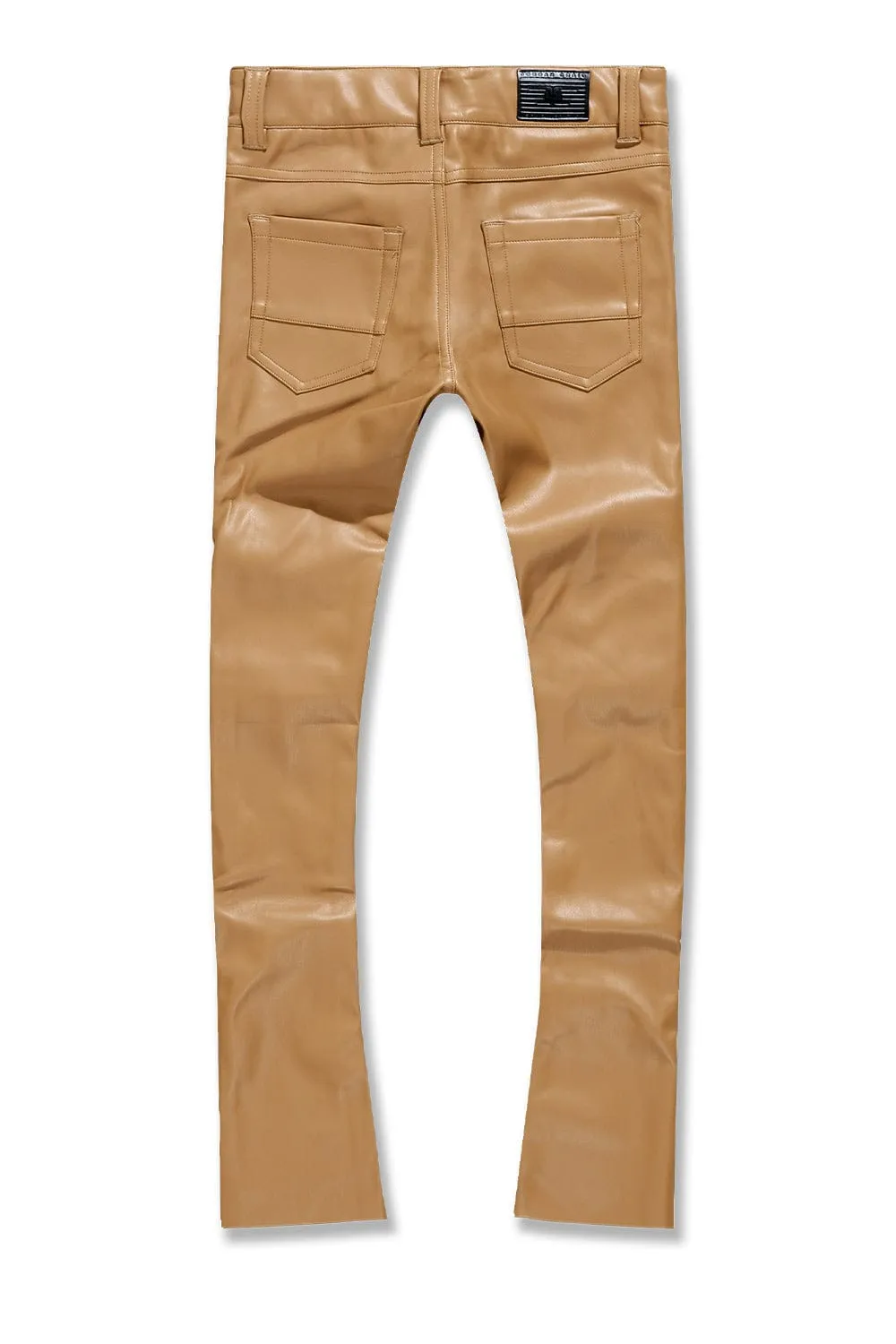 Kids Stacked Thriller Pants (Mocha)