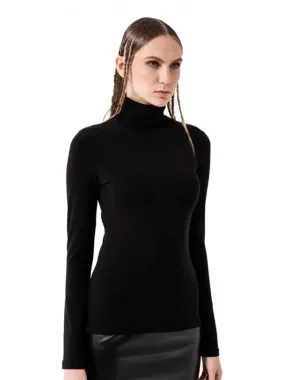 Kikiriki Long Sleeve Cotton Turtleneck Shell 12714