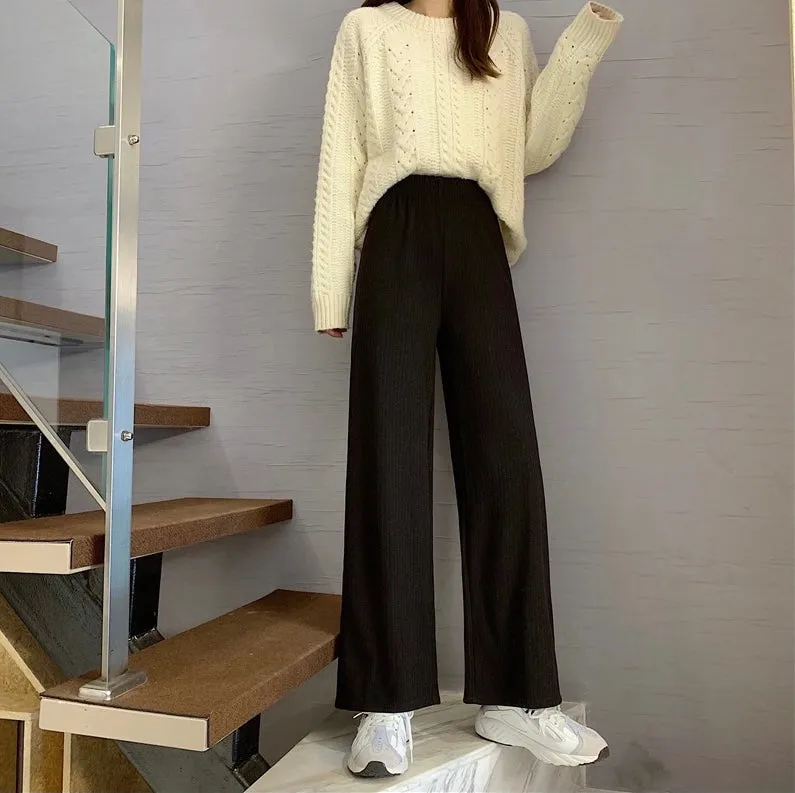 Korean Style Casual Wide Pants