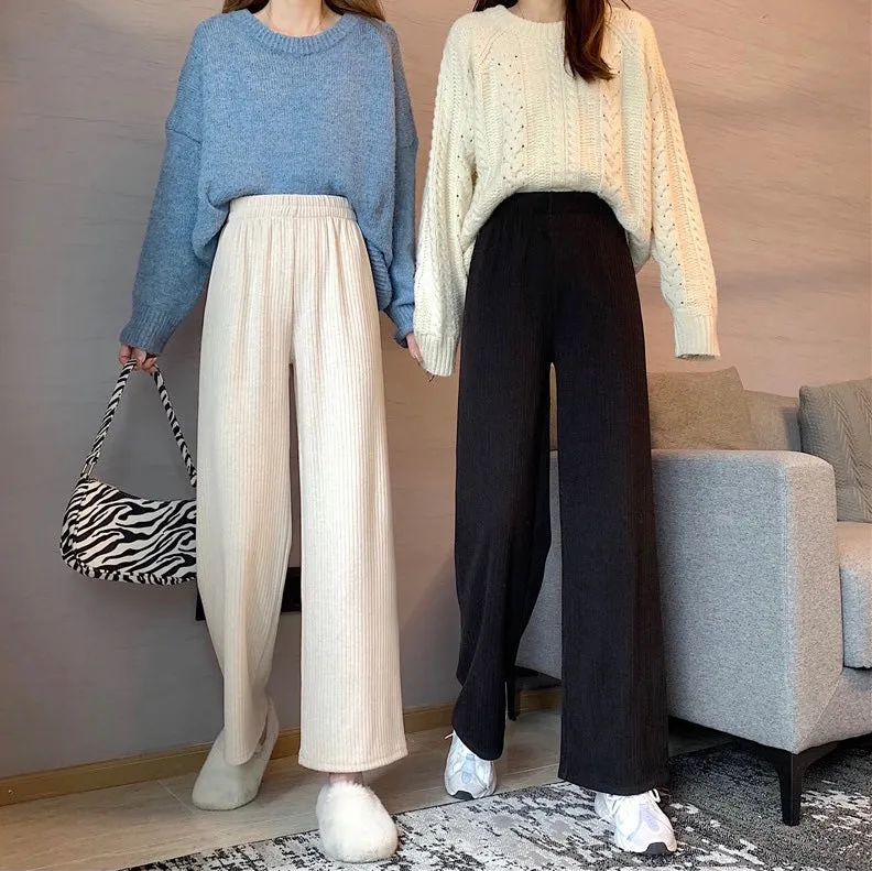 Korean Style Casual Wide Pants