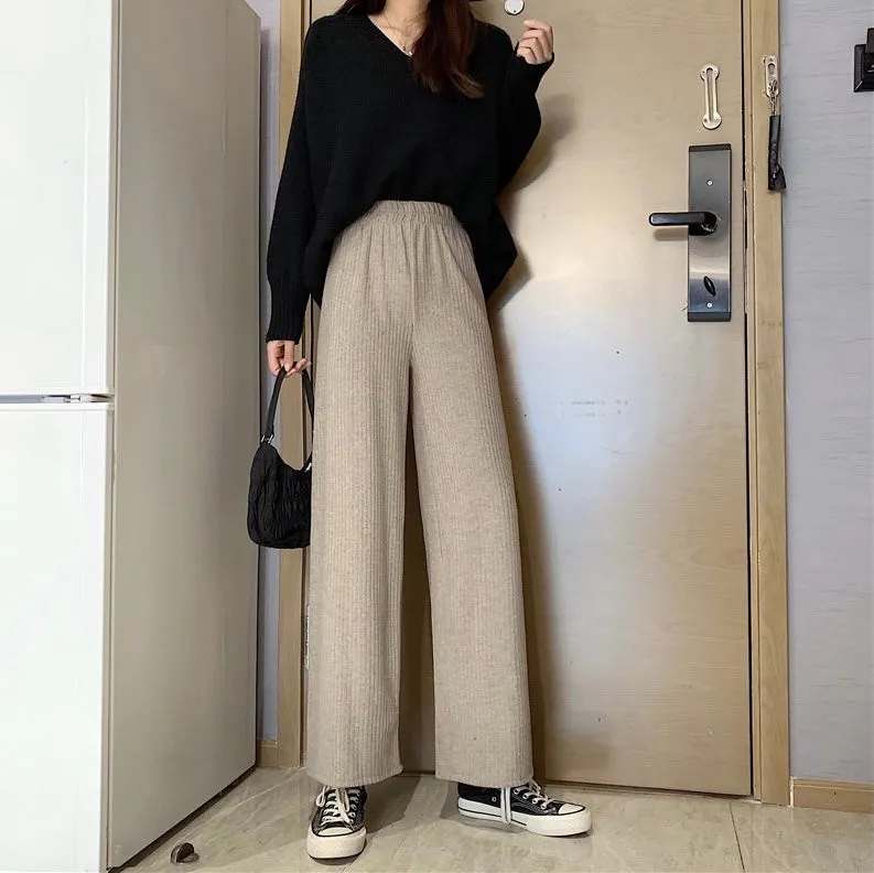 Korean Style Casual Wide Pants