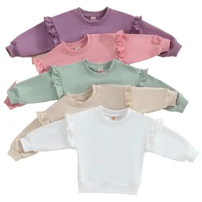 MAJA Ruffle Sweatshirt