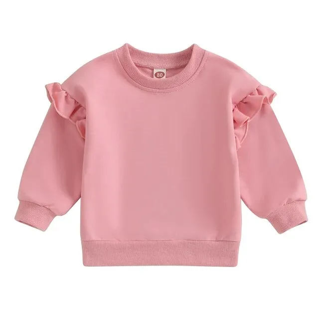 MAJA Ruffle Sweatshirt