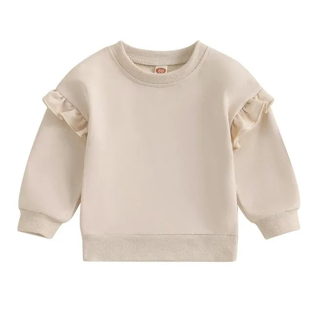 MAJA Ruffle Sweatshirt