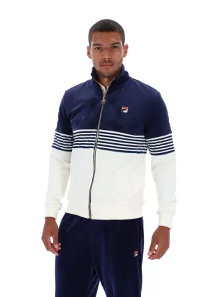 Merrick Stripe Velour Track Jacket